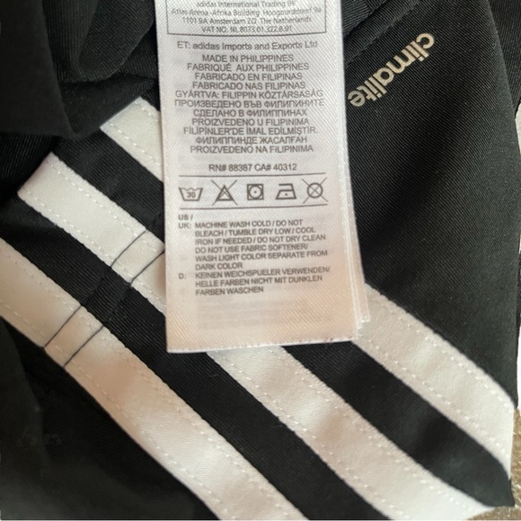 ADIDAS originals 3 stripe women's black climate tank, XS, UK 4-6 - Picture 8 of 10